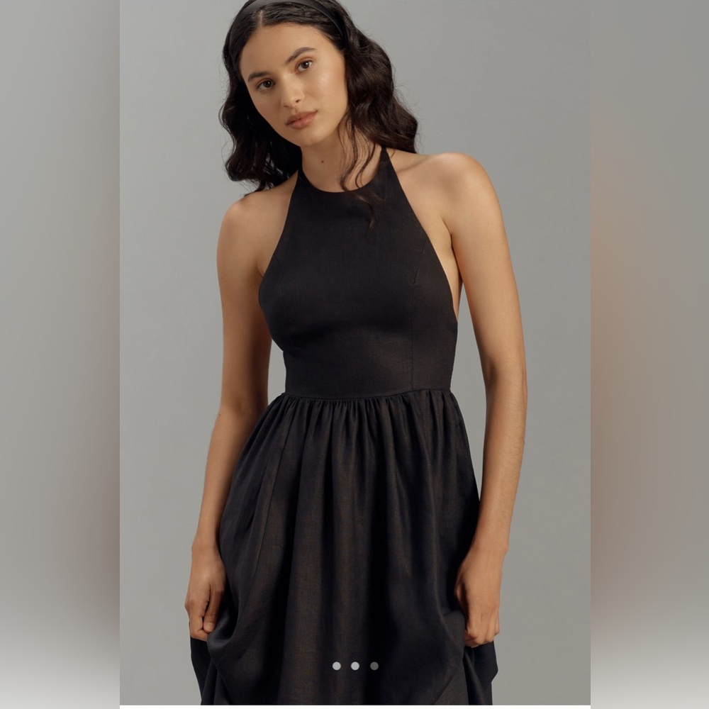 REFORMATION PERCY LINEN DRESS SZ 10 NWT - Picture 4 of 9